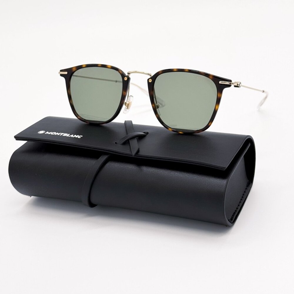 NEW MONTBLANC SUNGLASSES MEN HAVANA/GOLD MB0295S 002 EYEWEAR MONTBLANC